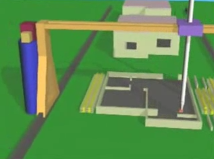 Une imprimante à béton pour fabriquer des maisons…3 ouvriers et 2 mois et vous entrez, clés en main!