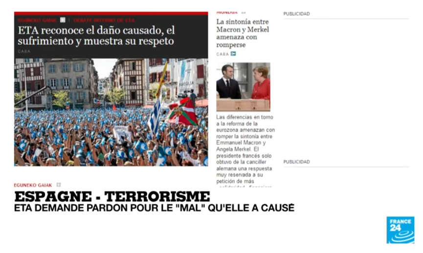 Pays basque : les excuses de l&rsquo;ETA ne règlent pas la question des responsabilités