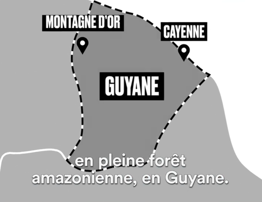VIDEO : méga mine d&rsquo;or de Guyane