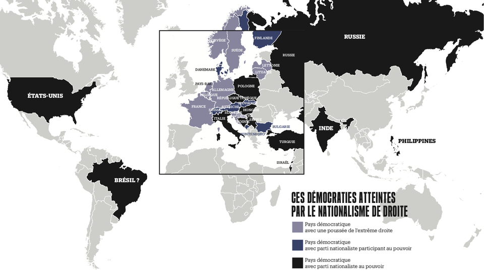 Les droites radicales fondent sur le globe
