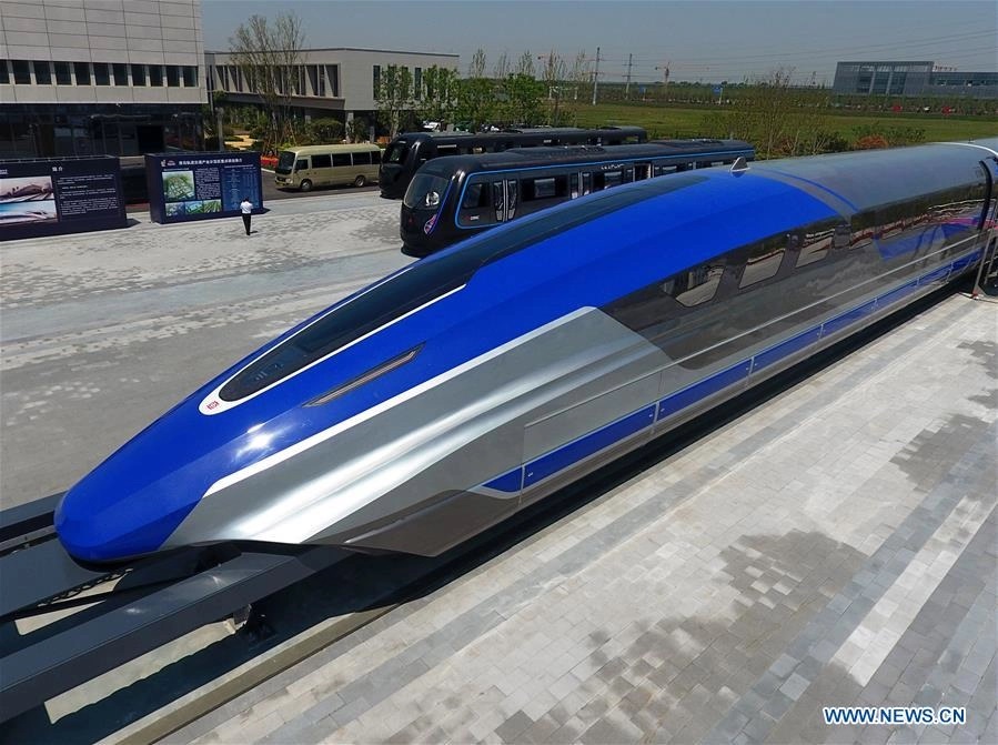 La Chine dévoile un prototype de train à sustentation magnétique circulant à 600 km/h