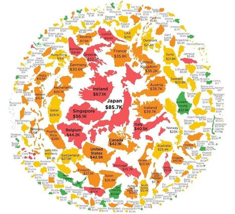Ces pays où la dette par habitant est la plus élevée