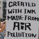 De l’encre fabriquée à partir de la pollution générée par les pots d’échappement