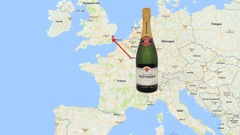 Mais que font donc les champagnes Taittinger dans ce village anglais?