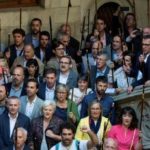 Manifestation de plus de 700 maires catalans en défi à l&rsquo;Etat espagnol