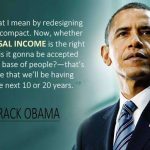 Barack Obama on Universal Basic Income