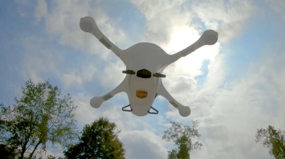 UPS autorisé à déployer son projet de livraison par drone à grande échelle !