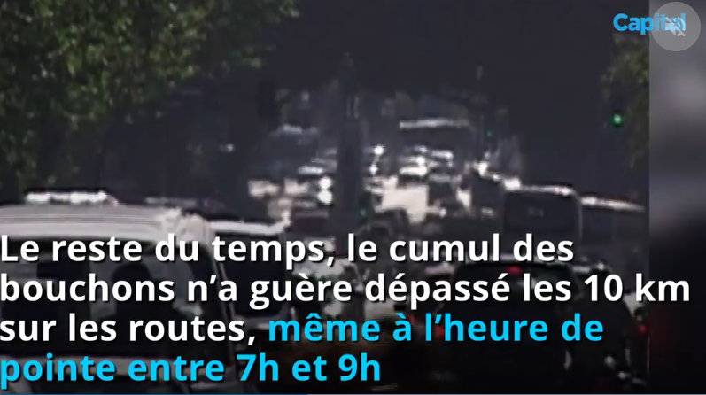 Bouchons, pollution… l’impact spectaculaire du confinement