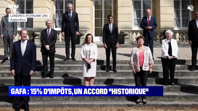 L&rsquo;IRLANDE ACCEPTE DE SIGNER L&rsquo;ACCORD MONDIAL SUR LA FISCALITÉ INTERNATIONALE