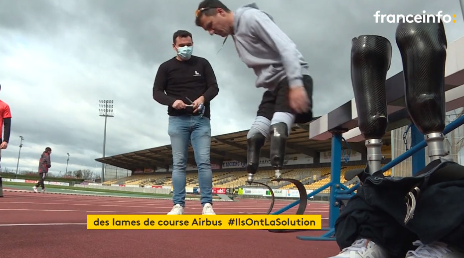 À Albi, des étudiants développent des prothèses de course en recyclant des chutes d&rsquo;avions