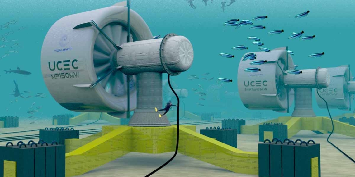 TidalWatt, géant sous-marin : une mini hydrolienne fait entendre sa voix