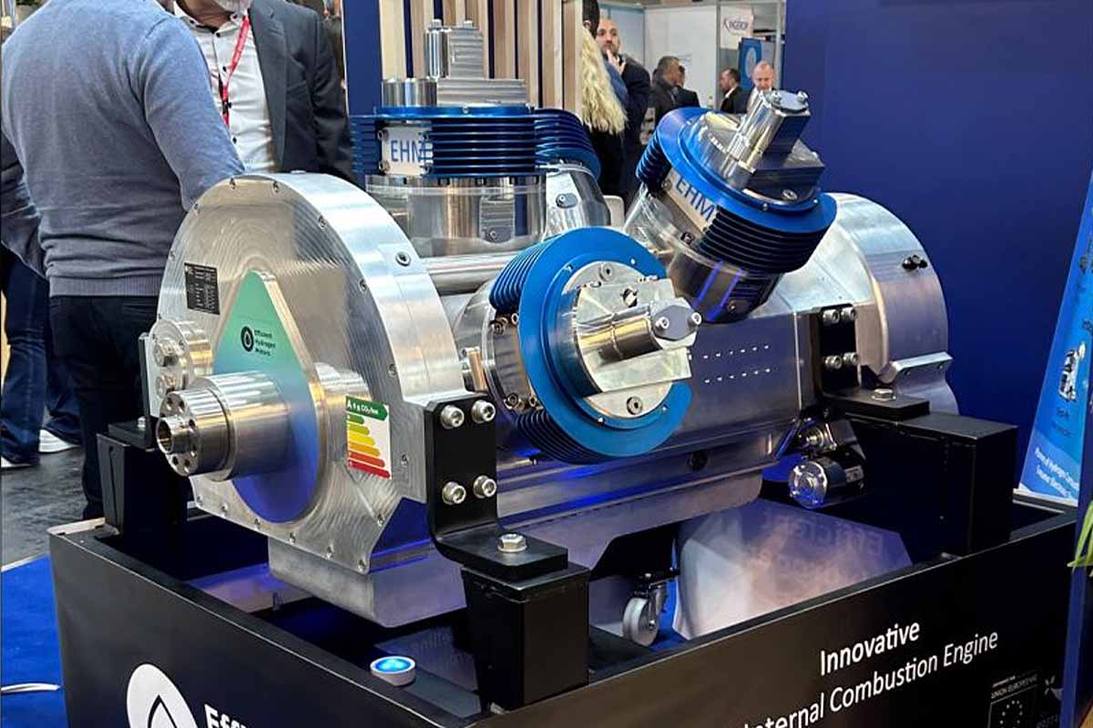 EHM dévoile un moteur thermique à 5 temps carburant à l’hydrogène