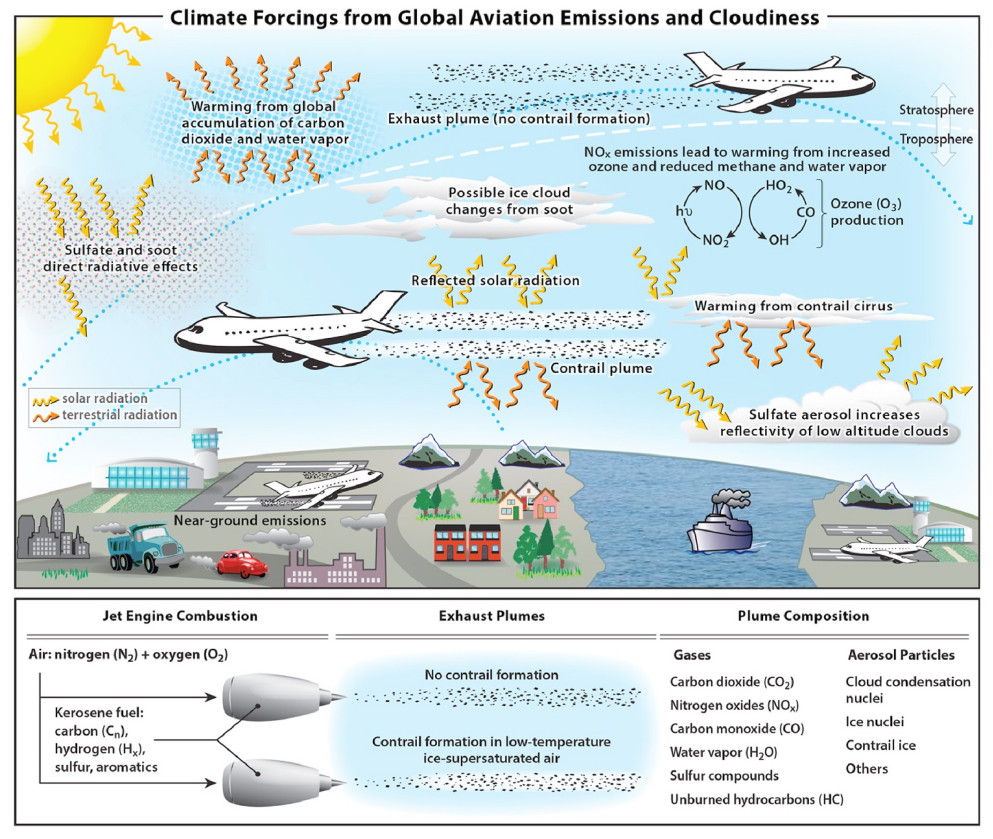 The contribution of global aviation to anthropogenic climate forcing for 2000 to 2018