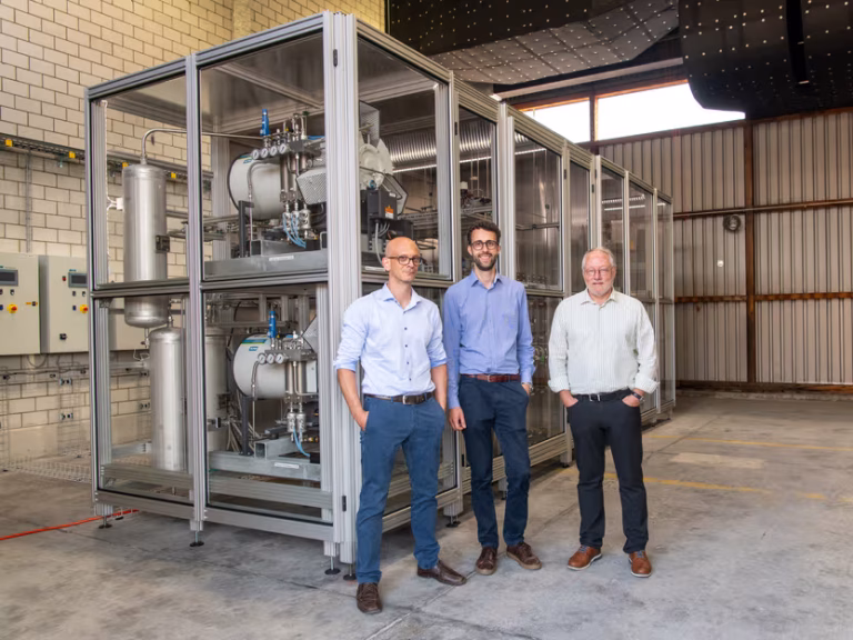 Gaz renouvelable à partir d’hydrogène et de CO₂