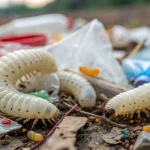 Ces chenilles « plastivores » transforment le plastique en graisse corporelle