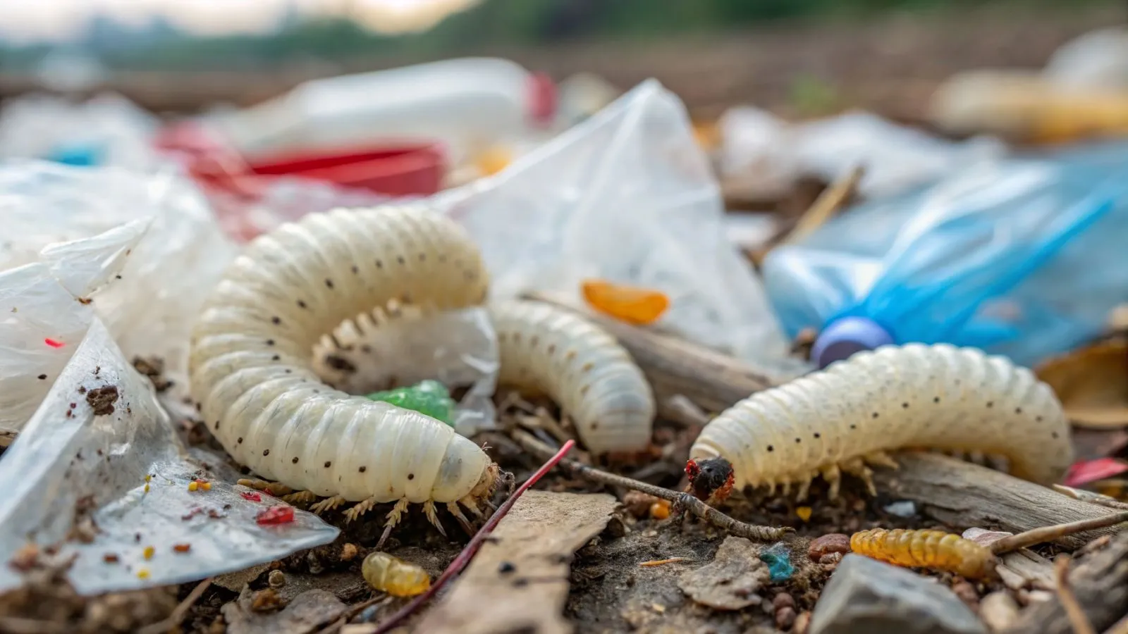 Ces chenilles « plastivores » transforment le plastique en graisse corporelle