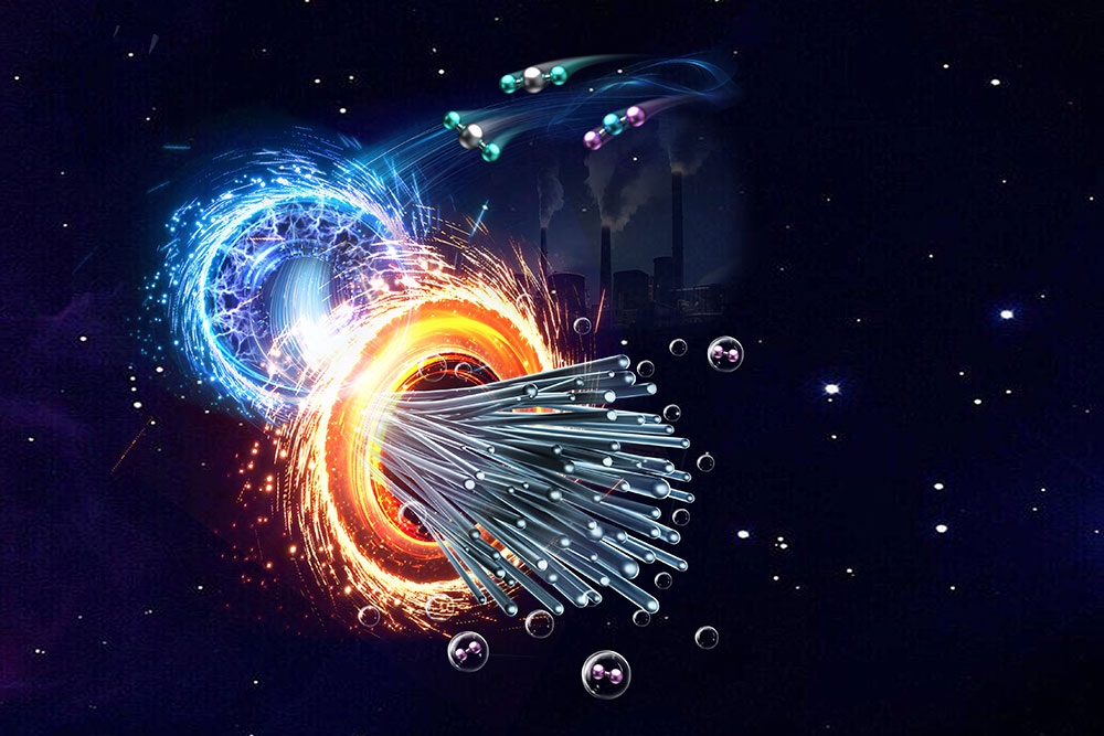 Catalytic Combo Converts CO2 to Solid Carbon Nanofibers