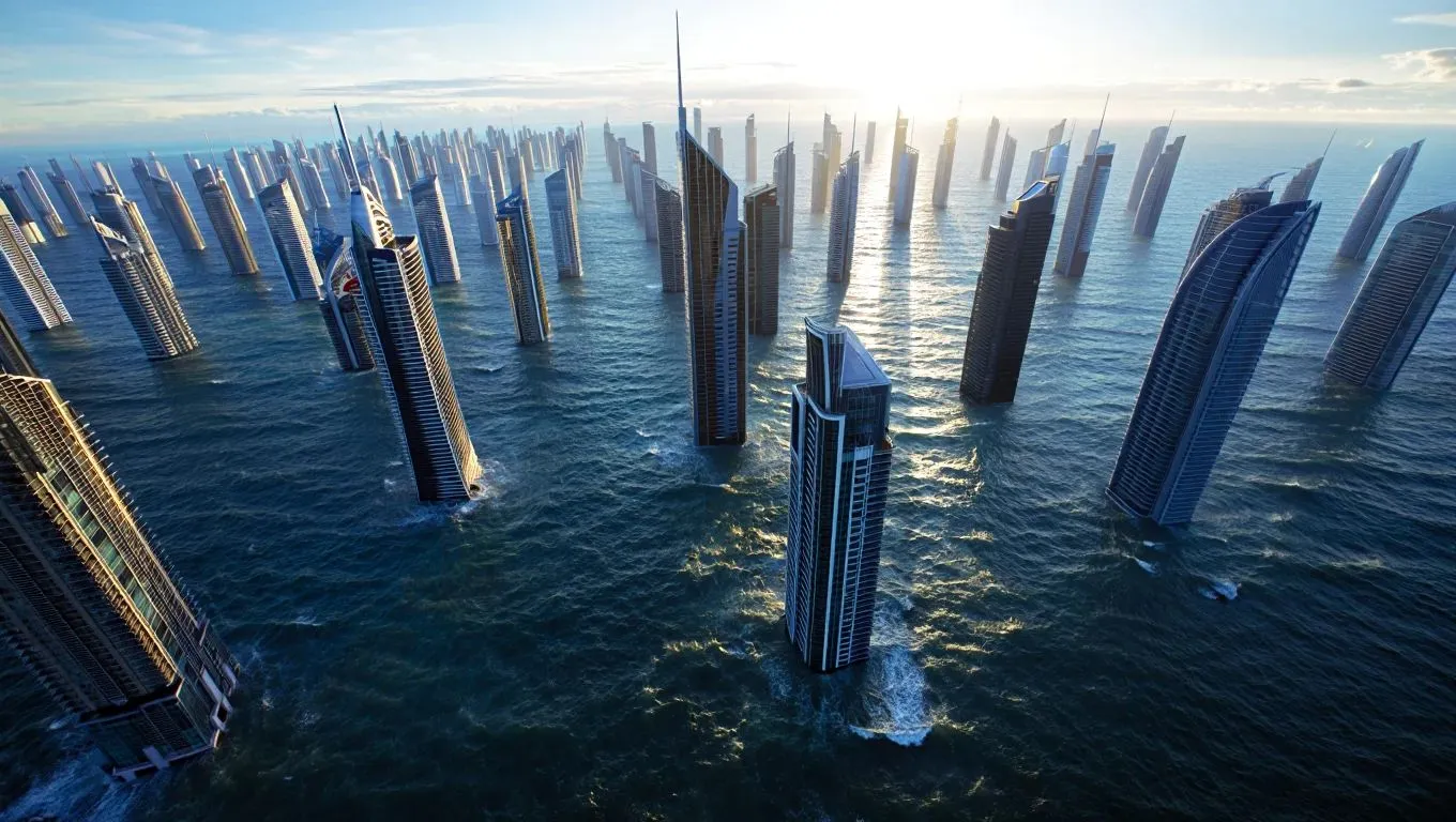 Des millions de bâtiments menacés par l&rsquo;élévation du niveau de la mer