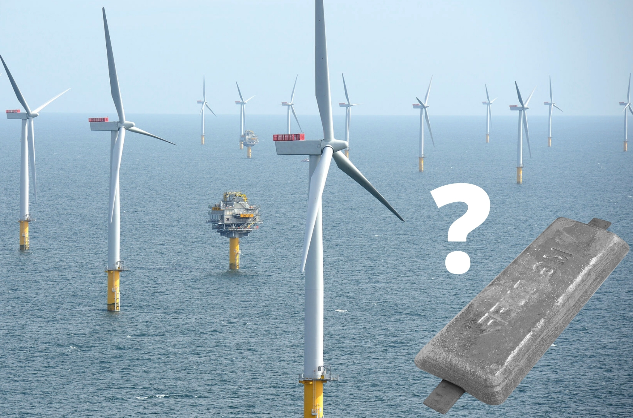 Les éoliennes en mer polluent-elles à cause des anodes sacrificielles ?