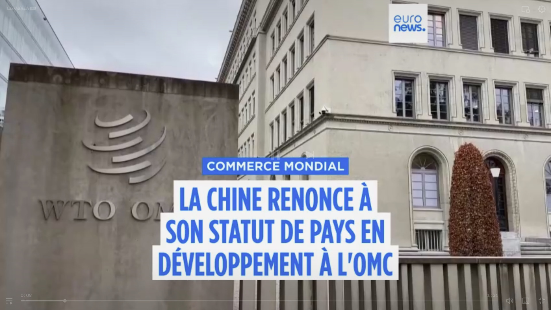 La Chine renonce à son statut de pays en développement au sein de l&rsquo;OMC