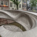 Amsterdam’s robot printed footbridge welds steelwork with state-of-the-art technology