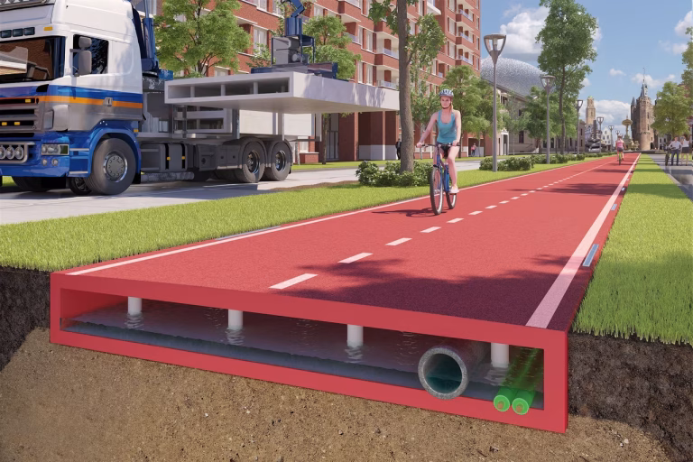 La première piste cyclable en plastique inaugurée aux Pays-Bas