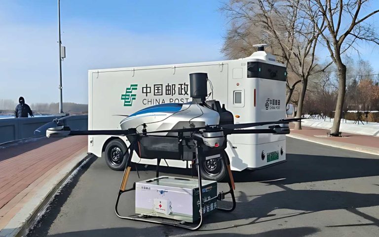 En Chine, ces drones à hydrogène livrent le courrier même quand le thermomètre chute à -40 °C