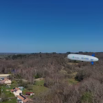 Dans le Limousin, un ballon dirigeable surveille les lignes électriques