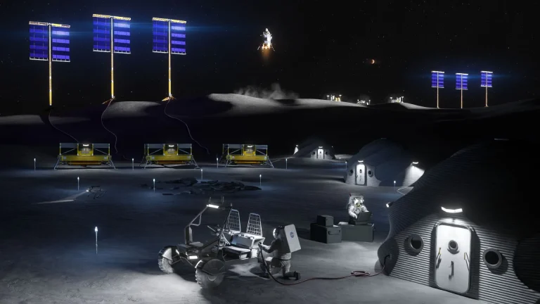 NASA reveals city-sized Moon base plans with Blue Origin support