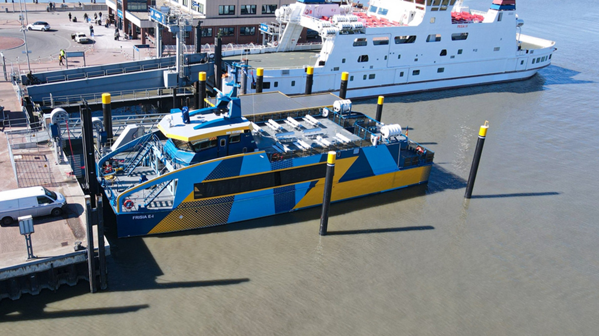 Germany turns parked EVs into floating power banks for electric ferry charging