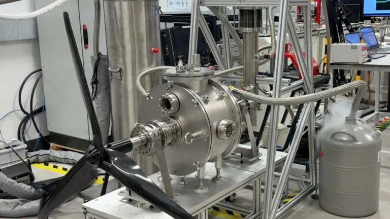 UK team develops 100kW superconducting motor for electric aircraft