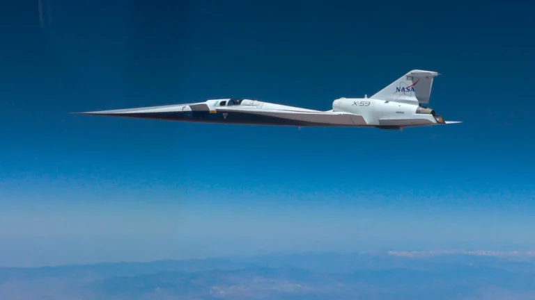 NASA&rsquo;s X-59 flies at supersonic speed for the first time, hits 713 mph