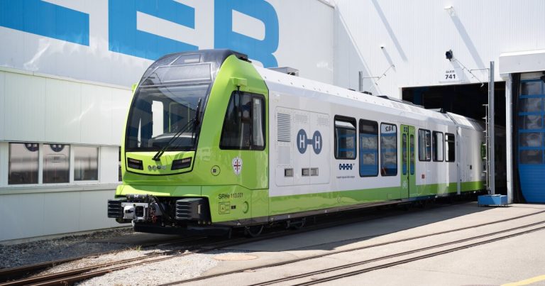 World&rsquo;s first narrow-gauge hydrogen train built for Italy&rsquo;s historic tracks