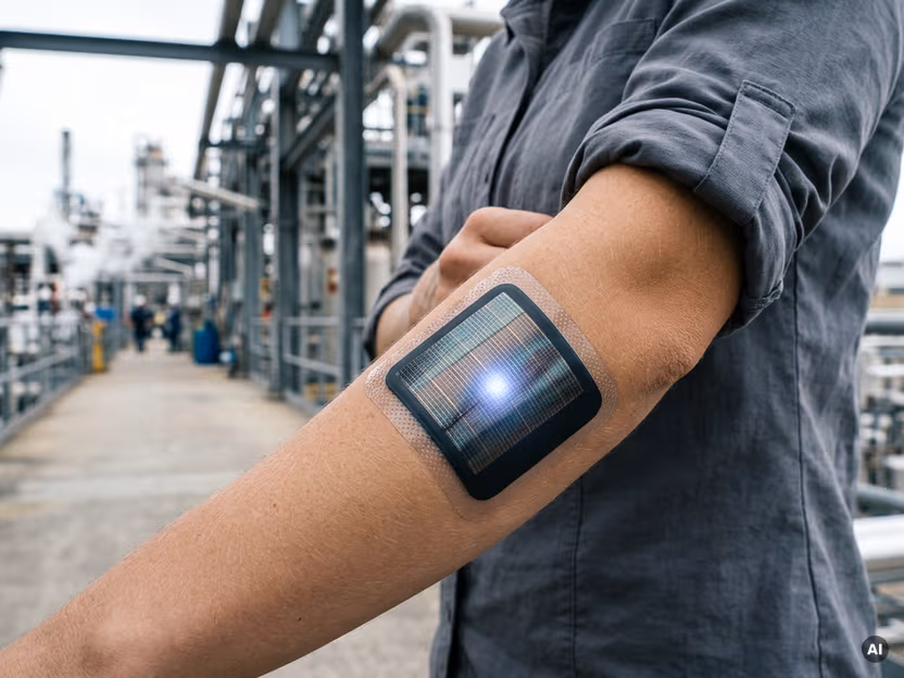 Ce patch portable vibre lorsqu&rsquo;il détecte des dangers environnementaux