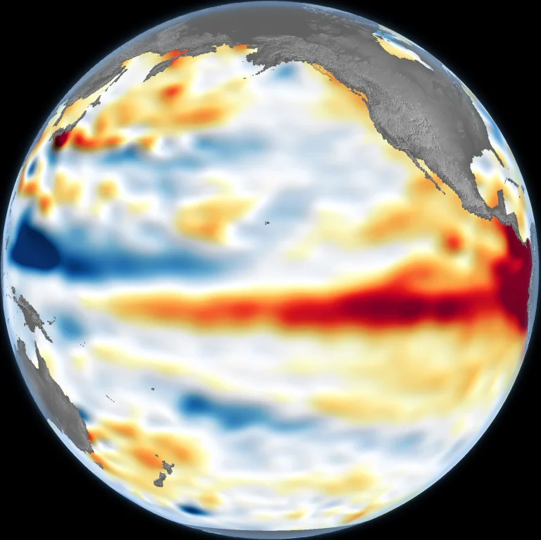 NASA Satellites Spot a Powerful El Niño Building Beneath the Pacific