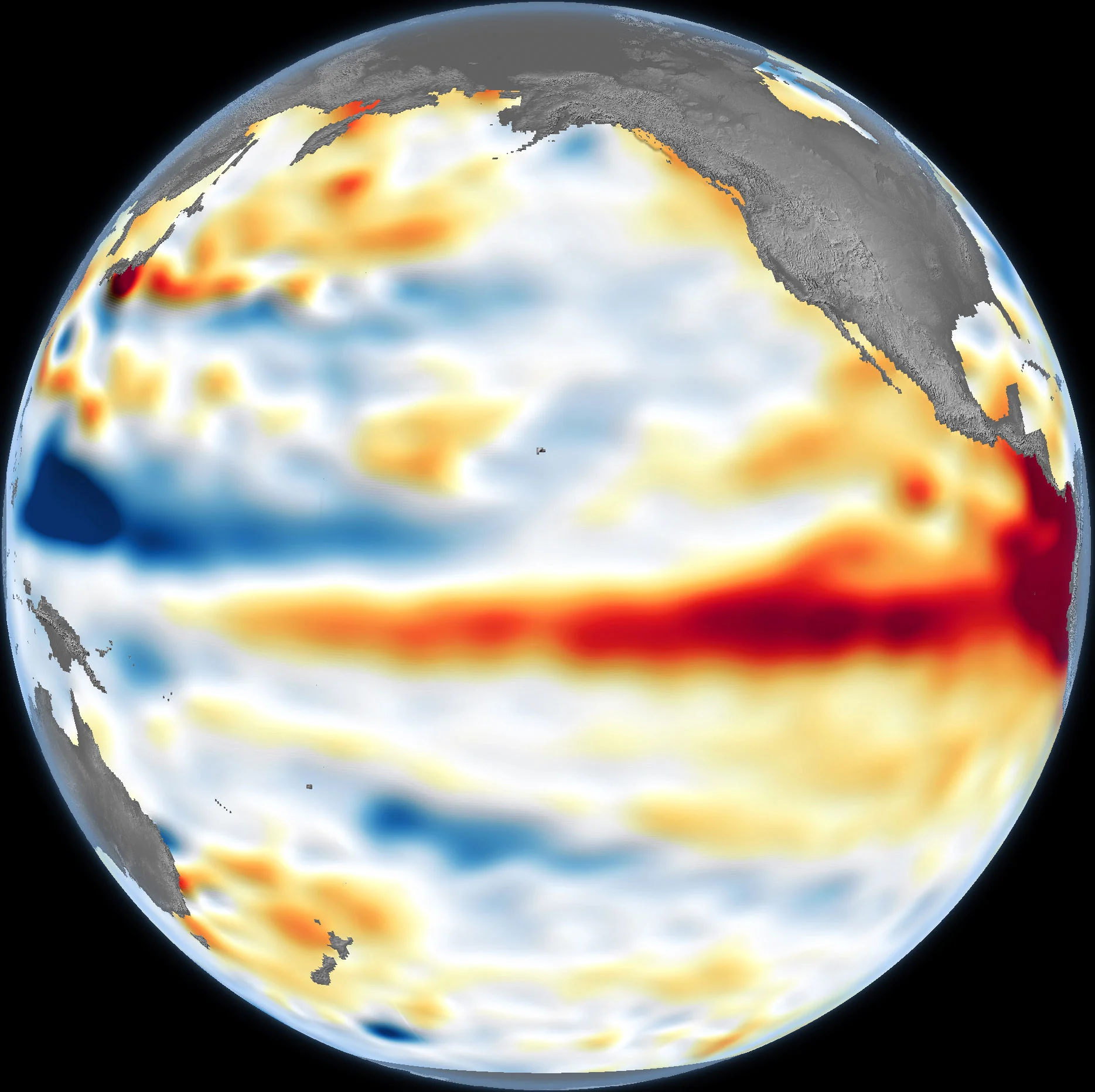 NASA Satellites Spot a Powerful El Niño Building Beneath the Pacific