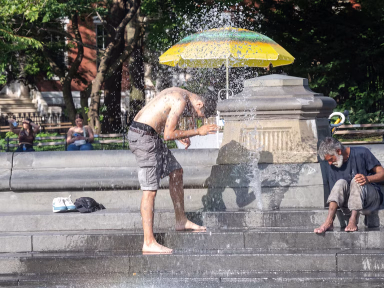 La canicule envahit la côte est des Etats-Unis