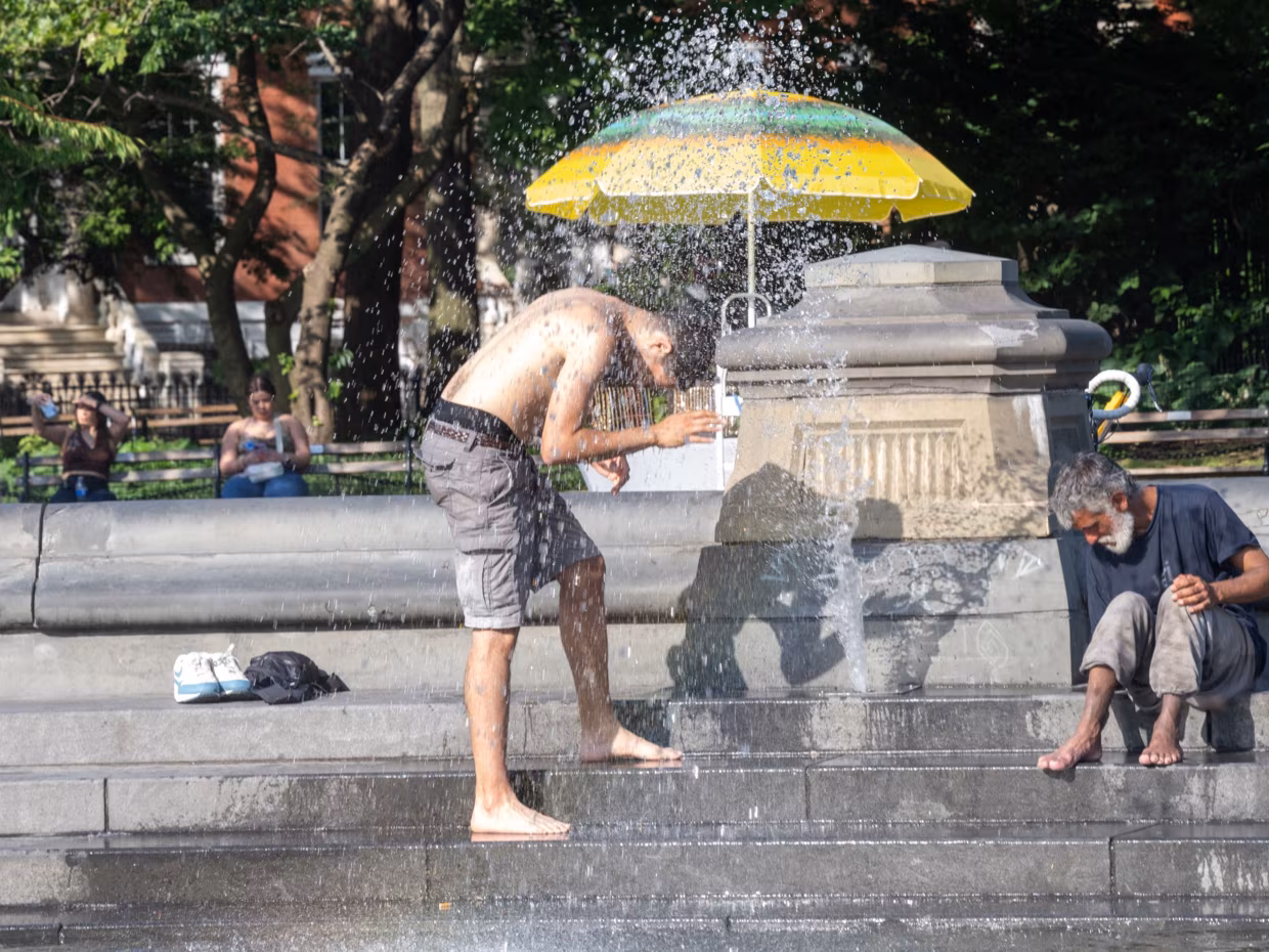 La canicule envahit la côte est des Etats-Unis