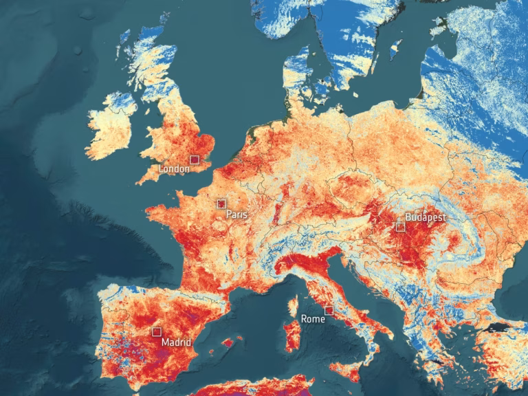 L&rsquo;Europe occidentale a enregistré le mois de juin le plus chaud de son histoire, selon l&rsquo;Institut Copernicus