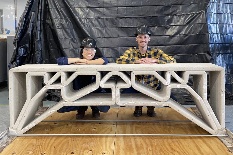 3D-printed bridge points the way to greener construction