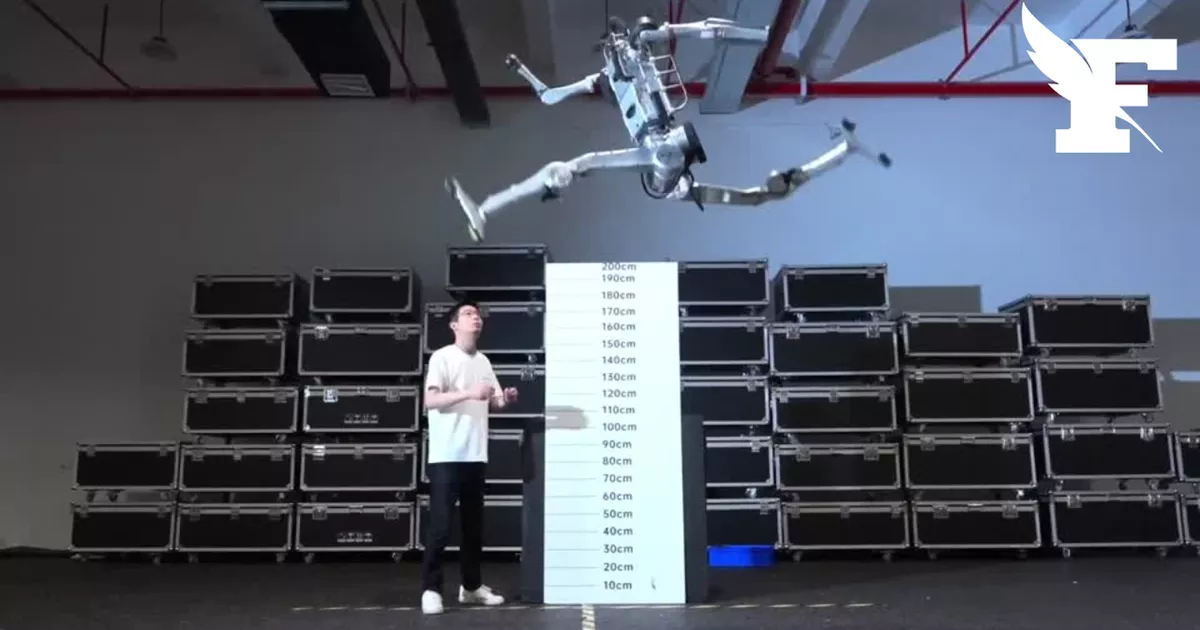 Chine : le spectaculaire saut de deux mètres du nouveau robot «Superman», capable d’atteindre 45,6 km/h