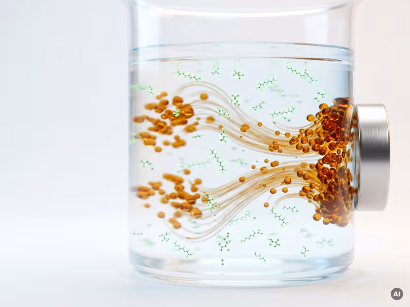 Comment des nanoparticules magnétiques éliminent les substances chimiques persistantes de l&rsquo;eau