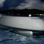 Floating vessel delivers power, water, and compute with zero emissions