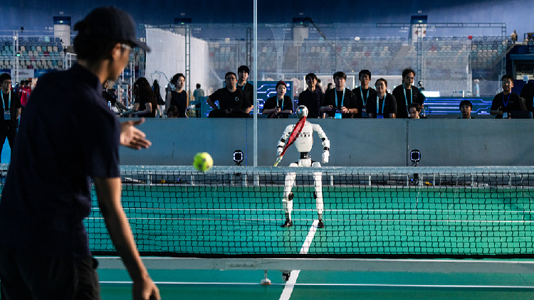 Humanoid robot takes on tennis, testing AI&rsquo;s next frontier