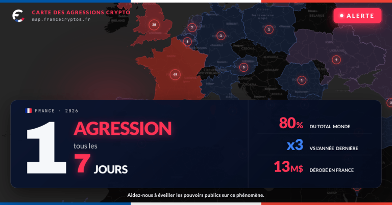 Carte des Agressions Crypto