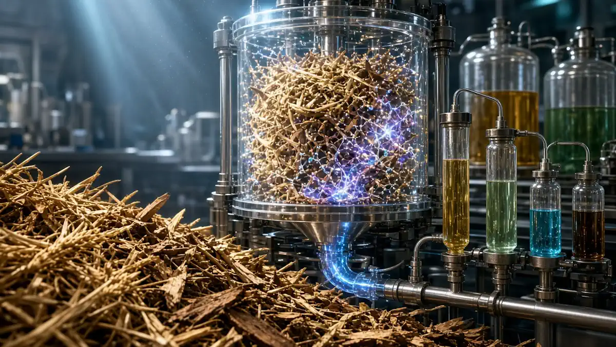 L’énergie mécanique pourrait aider à transformer la biomasse en carburants et en produits chimiques de valeur