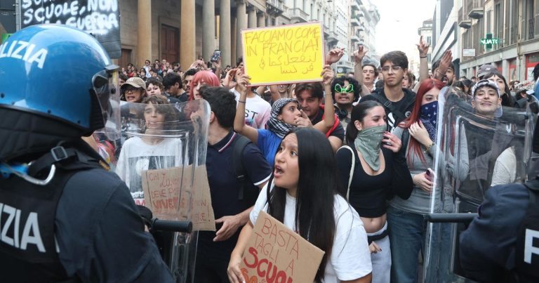 « Faisons comme en France » : après Paris et Marseille, la colère des jeunes gagne l’Italie où Giorgia Meloni fait face à une vague de manifestations et de violences