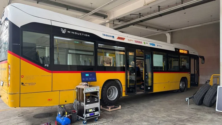 Smart tires could wirelessly charge electric buses during operation