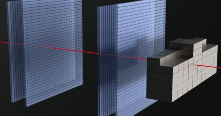 A laser just photographed objects through six feet of concrete